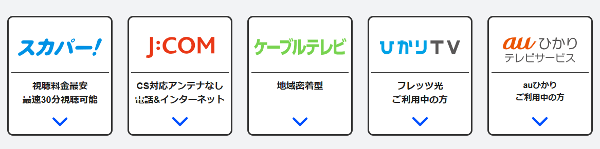 テレ朝チャンネルの視聴方法