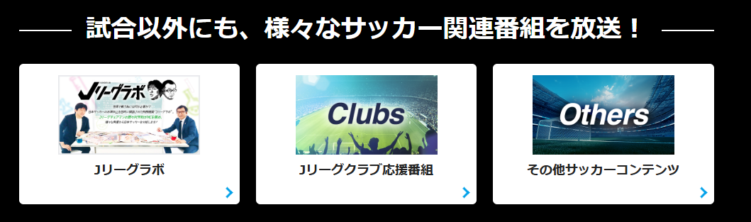 スカパーサッカーセットで見れる多くの試合