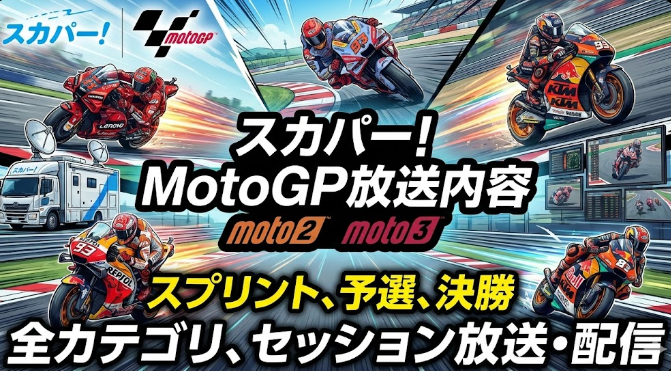 スカパーのMoto GP放送内容